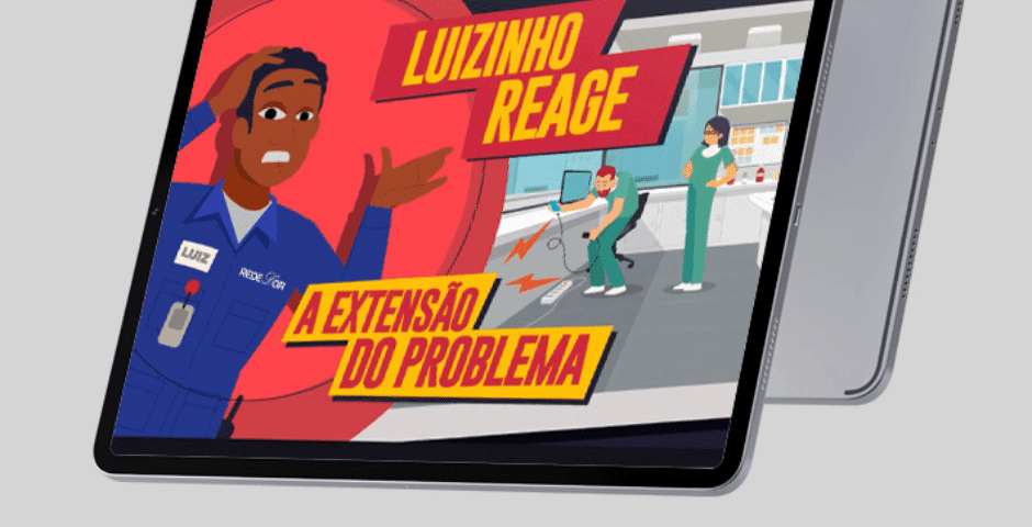 Capa do Case de animação da Rede D'Or