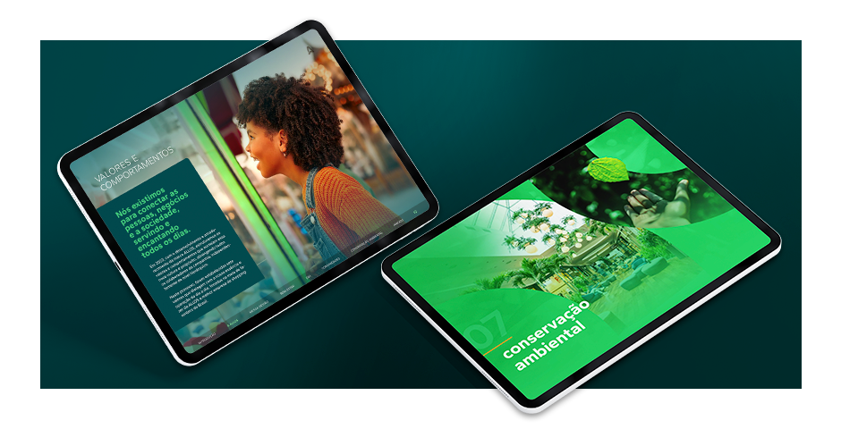 Imagem de topo do Relatório de Sustentabilidade da ALLOS